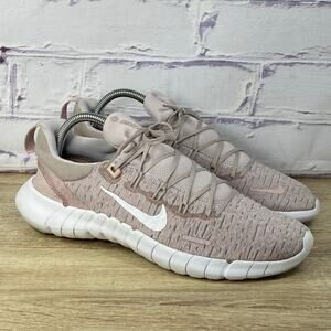 Nike Free Run 5.0 Next Nature Women's 10 Platinum Violet Pink Running Shoes